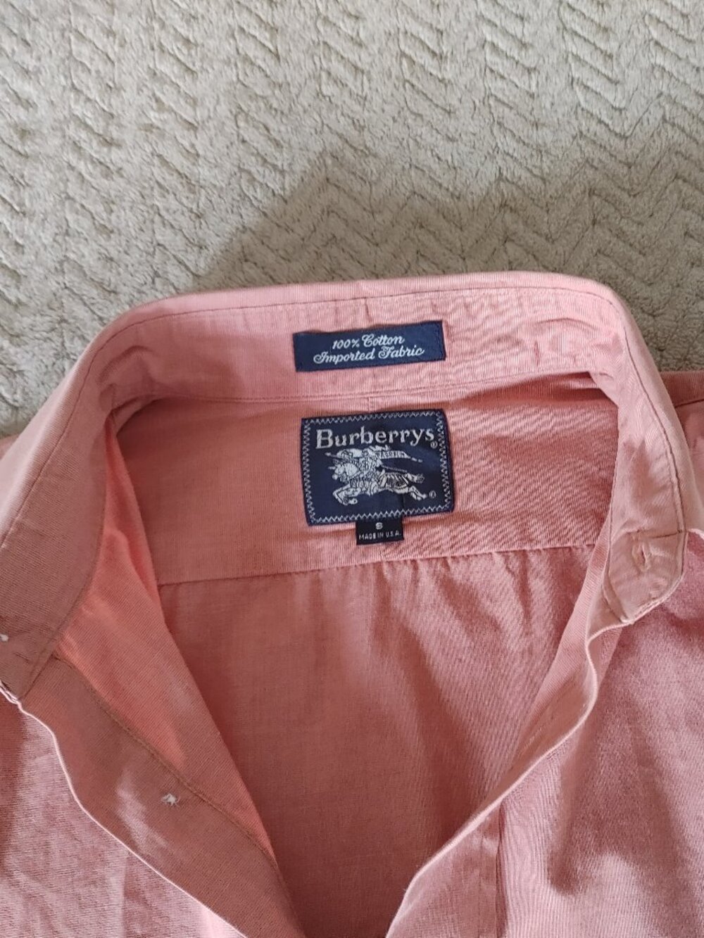 Burberry Men’s Long Sleeve Shirt – Size S – Classic Style - Picture 6 of 16